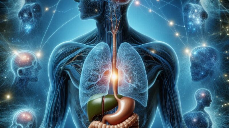 A integridade conexão entre o cérebro através do intestino